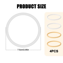 Lyreh 4pcs Patellar Tendon Support Straps, Silicone Patella Bands Fixed Leg Elastic Stabilizer Knee Brace Accessories for Basketball Running Sports Soccer Hiking Jumpers Volleyball (Beige + Luminous)