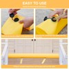4 Pack 6 ft Flood Barrier for Home, Reusable Outdoor