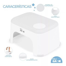 Baby Gaon Banco Para Bebés Taburete Multiusos Infantil Antiderrapante