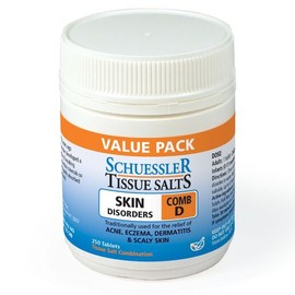 Schuessler Martin & Pleasance Schuessler Comb D Skin Disorders 250 Tablets
