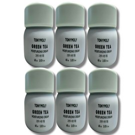 TONY MOLY Green Tea Moisturizing Cream 60ml 6pcs / 토니모리 그린티 모이스처라이징 크림 60ml 6개