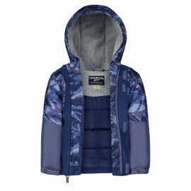 OshKosh B'Gosh Toddler Boys' Ski Jacket and Snowbib Snowsuit Outfit Blue 2T