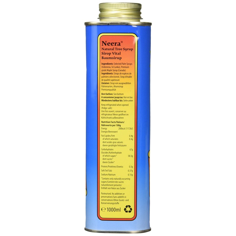 Neera Natural Madal Bal Syrup/Sirope De Savia - Blue