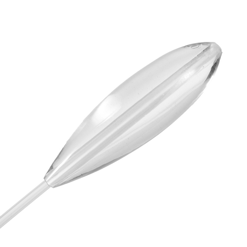 5pcs Clear Plastic Casting Bombarda Sinking Fly Fishing Spinning Floats