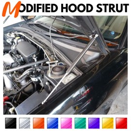 TENKIDOM Front Hood Struts Compatible with Subaru Forester (SG) 2003-2008 Shock Lift Supports Bonnet Gas Dampers Springs Kit No-Drill Bolt-on