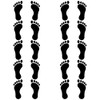 VWAQ Footprint Vinyl Decals - Peel and Stick Floor or