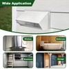 Wall Vent Cap for Microwave,Range Exhaust,Bath Ventilation fan,Commercial Range Hood,Vent