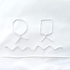 HHTHH 1000 pcs 10 inch White Cable Twist Ties Plastic