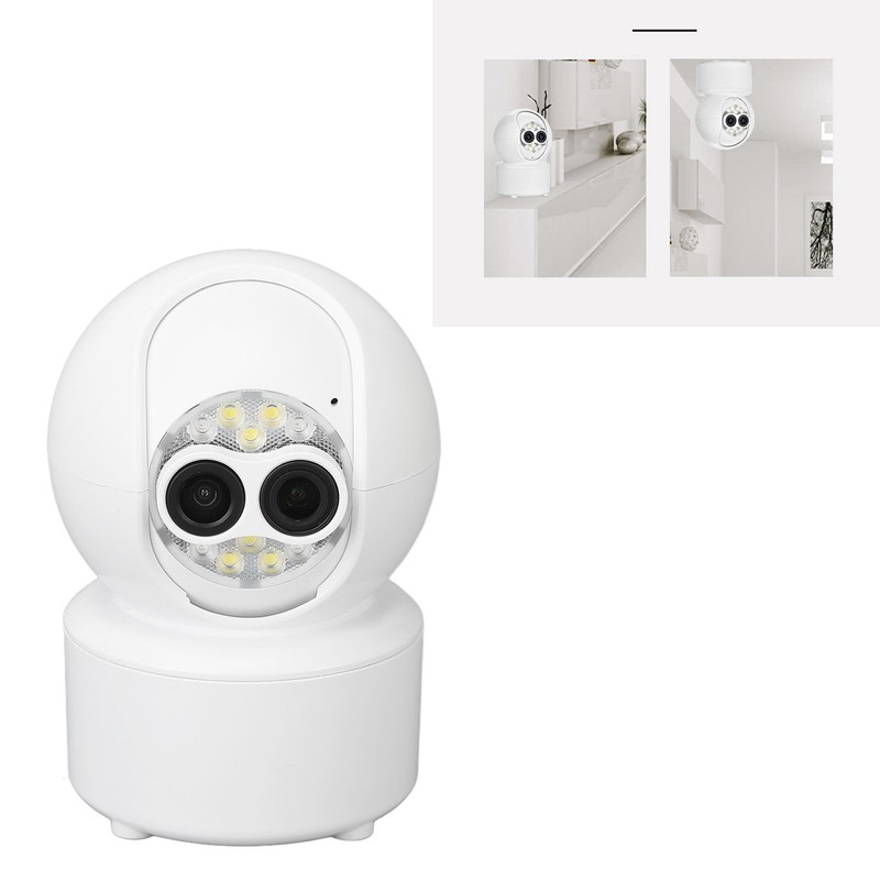 Security Camera Dual Lens Focal Adjustable 1080P HD Wifi Wireless
