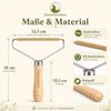 Effective Wooden Pet Hair Remover for Rabbits & Guinea Pigs