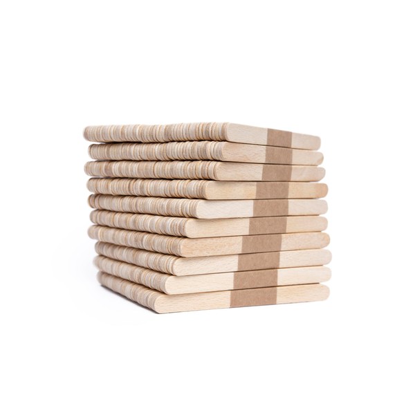 IceStick Pack of 350 Wooden Sticks for Crafts Ice Sticks