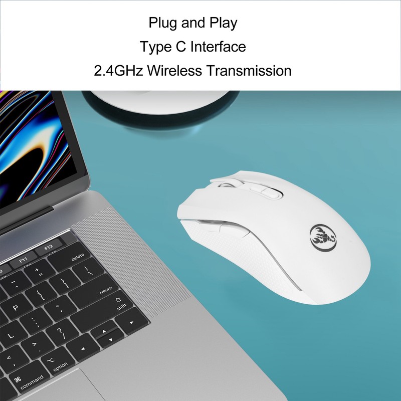 Wireless Mouse 2.4G USB Receiver 800 to 4800 DPI Ergonomic