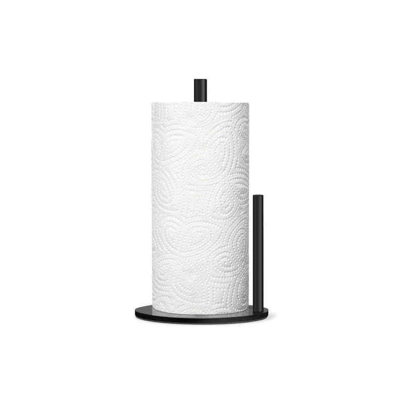 Stainless Steel Kitchen Roll Holder, Non-Slip & Waterproof, with Anti-Roll