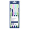 Oral-B Cepillos de dientes manuales luminosos vívidos, suaves, 4 unidades