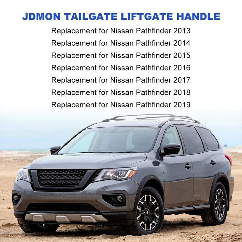 JDMON Replacement for Tailgate Liftgate Handle Nissan Pathfinder 2013 2014