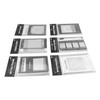 6 Bags Scrapbook Frames Retro Assorted Styles Durable PET for