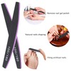 Kafeiya Professional Nail Files,5 PCS Nail File Double Sided Emery