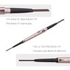 2 Pack Eyebrow Pencil, Waterproof Eyebrow Makeup with Dual Ends,