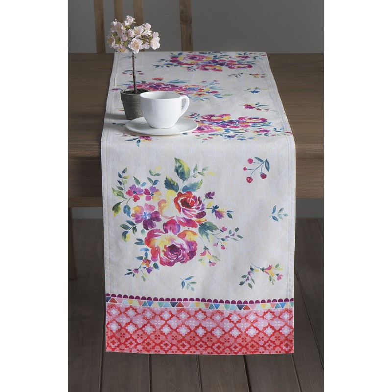 Maison d' Hermine Tablerunner 100% Cotton Decorative Easter Tablerunners Washable