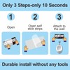 Funny Bathroom Signs 2 Pack 4" x 8" Premium Acrylic