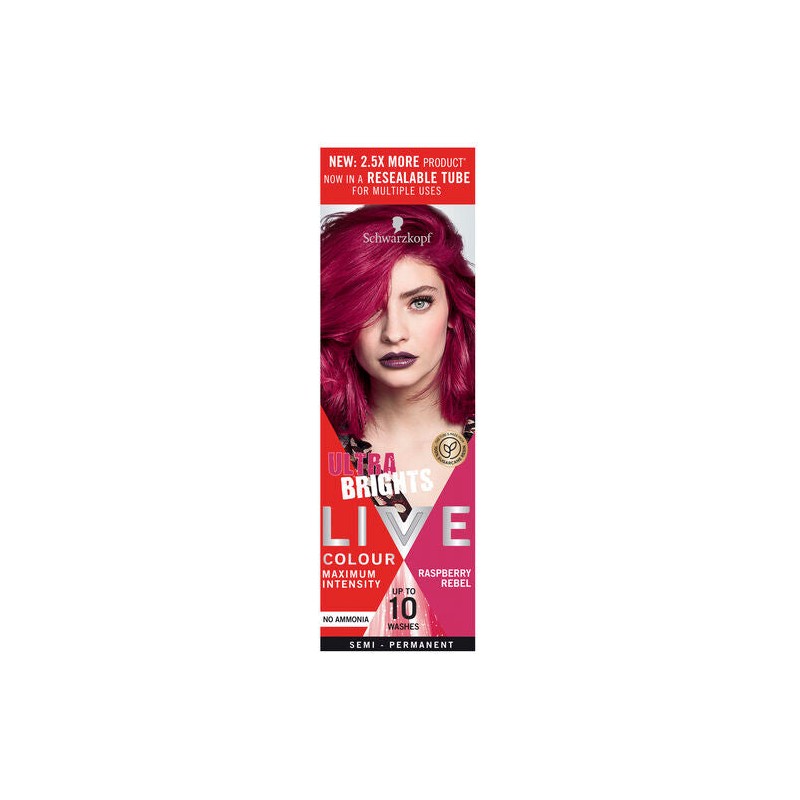 Schwarzkopf Live Colour Ultra Brights Raspberry Rebel 75ml