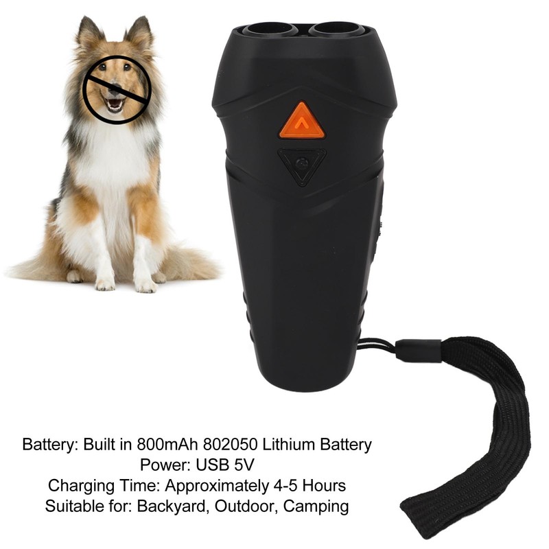Dog Barking Control Devices Handheld Anti Barking Device USB Rechargeable