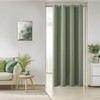 MRTREES Opaque Curtains with Eyelets, Green Thermal Curtains, Opaque Curtain,