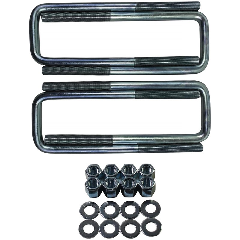 BST BSSP Rear Leaf Spring Axle Square U-Bolt Kit Compatible