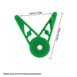 60 Stück Pflanzenbieger Clips, 360° Verstellbare Low Stress Training Pflanzenclips Pflanzenstiel-Trainer-Klemmen für Topfpflanzen, Rankpflanzen, Blumen (Grün & Weiß)