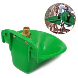 BREUAILY Automatic Drinking Trough Sheep Automatic Goat Water Bowl with Copper Valve Water Trough Sheep Goats Horse Livestock Drinking Bowl