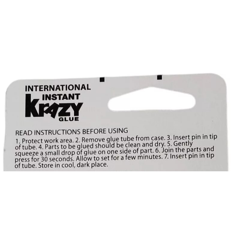 KRAZY Glue Interantional All purpose TUBE 2 Gram tube single