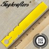 TAGKRAFTERS 7" x 1" Yellow - 1,000 Pcs - Plastic