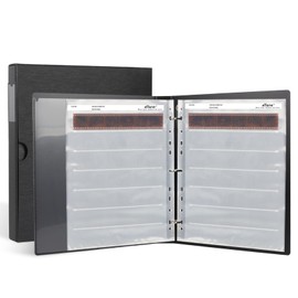 eTone Archival Storage Sheets 135 35mm Negative Page Preservers Sleeves with Film Album Ring Binder (50x135)