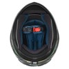 FC-Moto FF114B Zeron Helmet, Matte Black/Green, XS