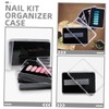 OHPHCALL Press-on Nail Display Case Nail Tool Storage Box Acrylic