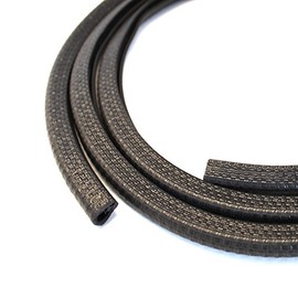 Edge Trim Black Small Height 9.5mm x Grip Range 3mm (4 Meter)
