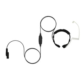 Throat Mic Headset with Acoustic Tube Earpiece for Icom IC-F30 IC-F31 IC-F40 IC-F41 IC-F3060 Radios