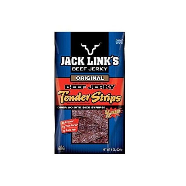 Jack Link's Original Tender Strips Beef Jerky, 8 oz