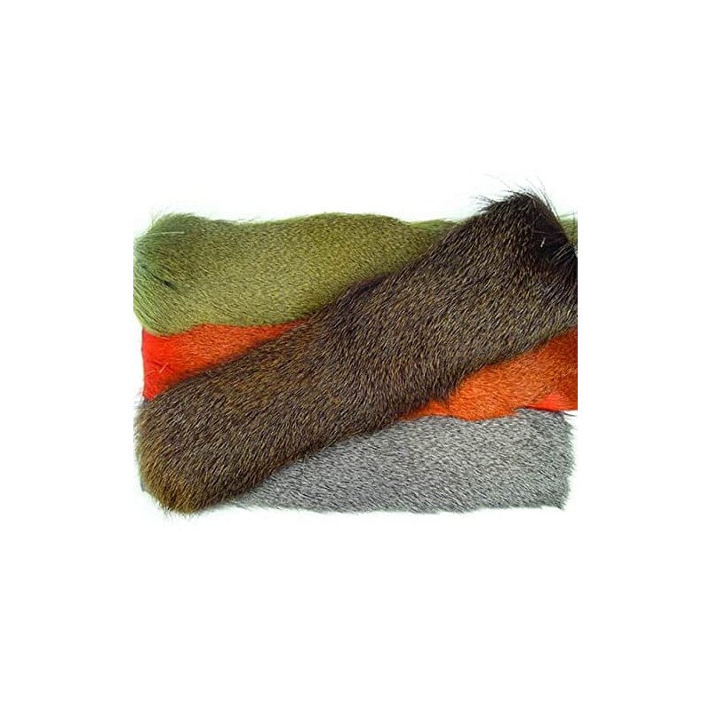 Wapsi Premo Deer Hair Strips Bleached