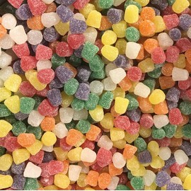 SweetGlob Assorted Gummy Drops Christmas Candy (Assorted Spice Drops, 5 Pound)