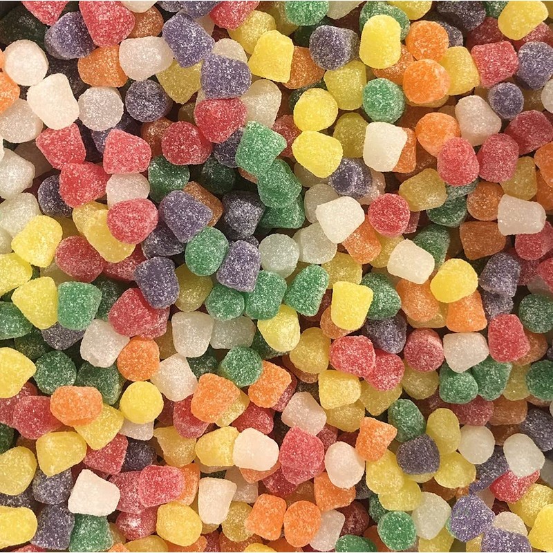 SweetGlob Assorted Gummy Drops Christmas Candy (Assorted Spice Drops, 5