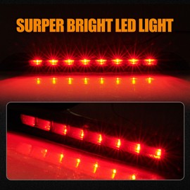 Cxdar Cxdar Third 3rd Brake Light LED for 2013-2018 Ford Escape, High Mount Rear Brake Lights Assembly for 13-18 Escape, Waterproof Center Cab Lamp Stop Light (Black)