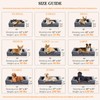 Comfort Expression XL Dog Bed with Bolster, Waterproof Orthopedic Foam
