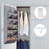 FENTEC 2 Pack Over the Door Shoe Organizer, Hanging Shoe