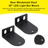 Artudatech Rear Windshield Roof 50"LED Light Bar Mount For Can