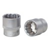 KS Tools 911.3992 Bi Hex Socket, 3/8-Inch, 17mm
