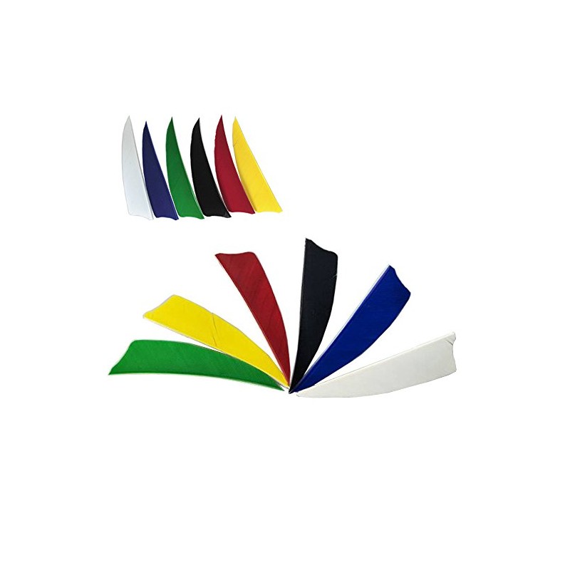 50pcs Arrow Turkey Feathers 3 inch Natural Feather Fletching Right