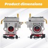 Amazeful 531147180 Carburetor for Husqvarna 150BT (2022-Present) 345BT Backpack Leaf