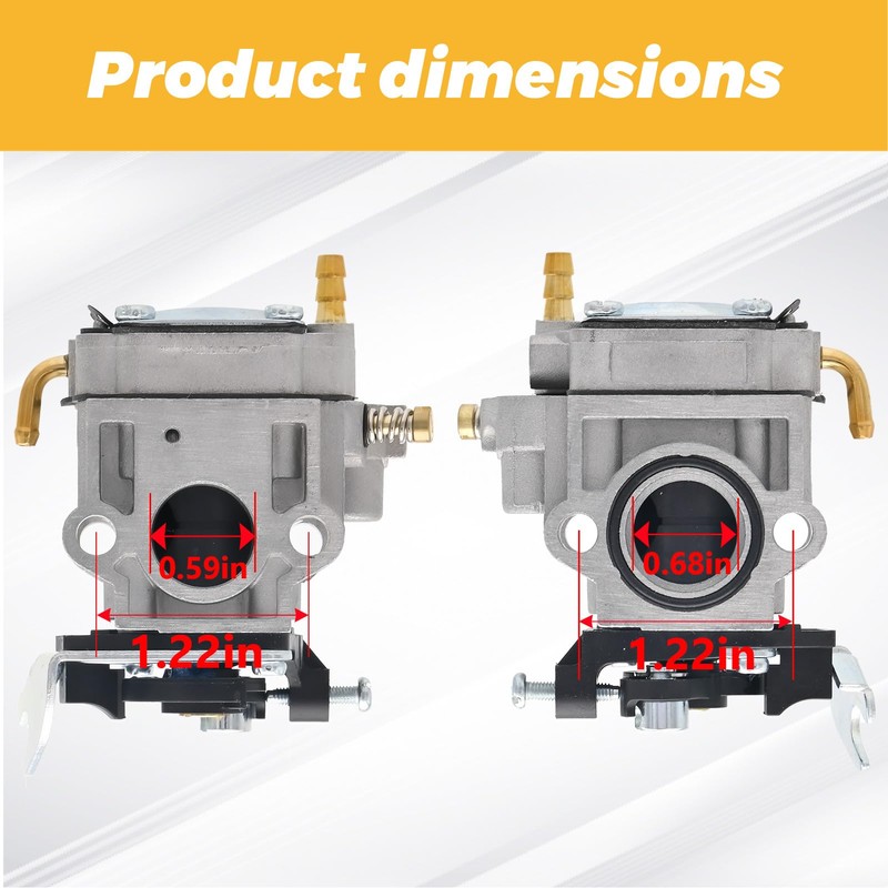 Amazeful 531147180 Carburetor for Husqvarna 150BT (2022-Present) 345BT Backpack Leaf