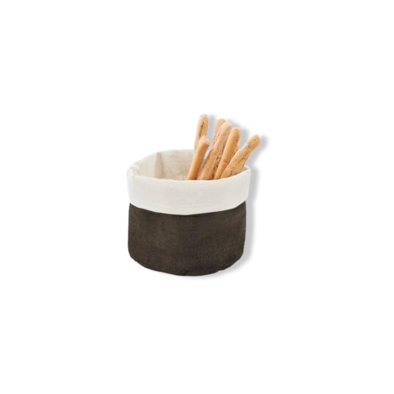 pubblienne Bread Basket in Cotton, Bread Bin Bag, Freshness Saver